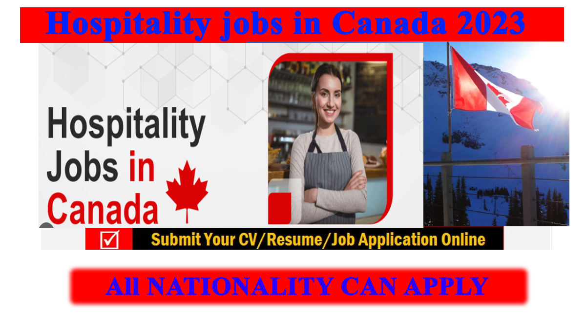 Hospitality jobs in Canada 2023