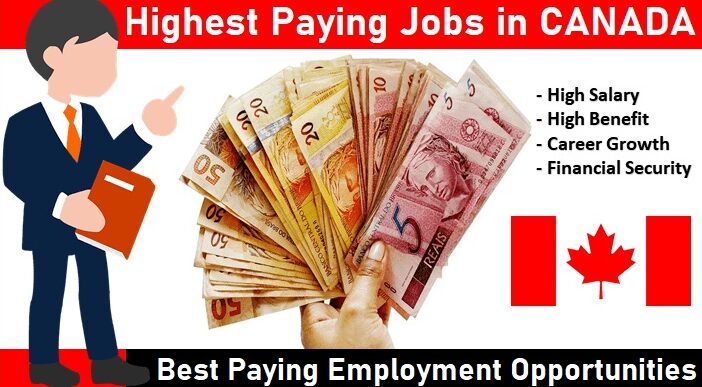 Highly Paid Jobs in Canada