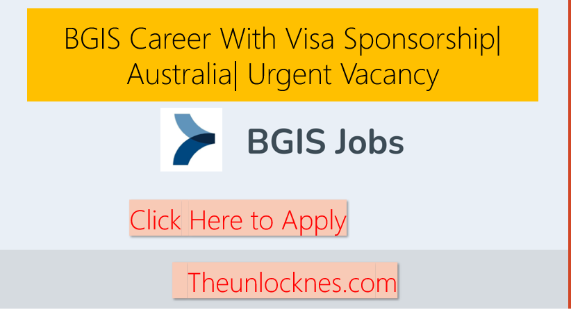 BGIS Career With Visa Sponsorship