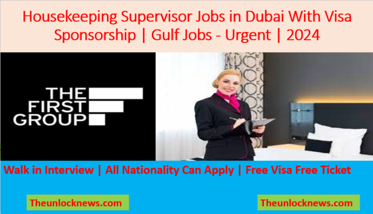 Housekeeping Supervisor Jobs in Dubai