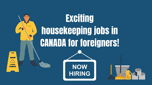 Heavy Duty Housekeeping Attendant in Canada