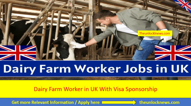 Dairy Farm Worker in UK With Visa Sponsorship