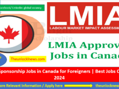LMIA Sponsorship Jobs in Canada for Foreigners