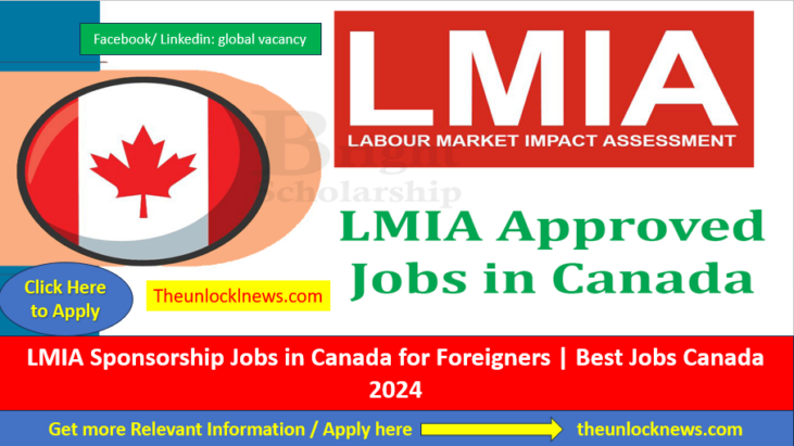 LMIA Sponsorship Jobs in Canada for Foreigners