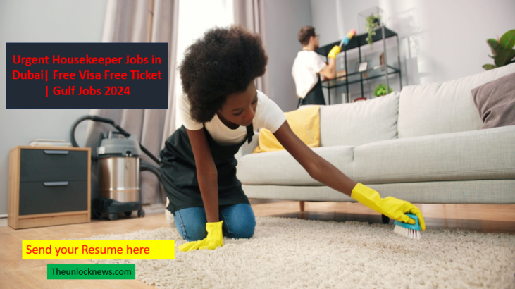 Urgent Housekeeper Jobs in Dubai