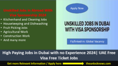 High Paying Jobs in Dubai with no Experience