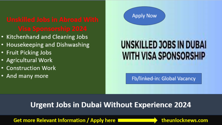Urgent Jobs in Dubai Without Experience