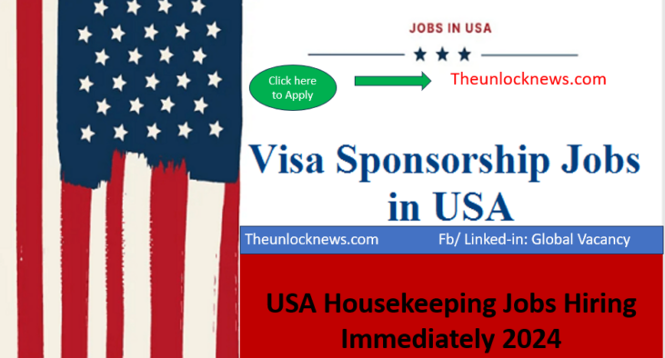 USA Housekeeping Jobs Hiring Immediately 2024