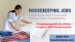 Housekeeping Job in the USA for Foreigners